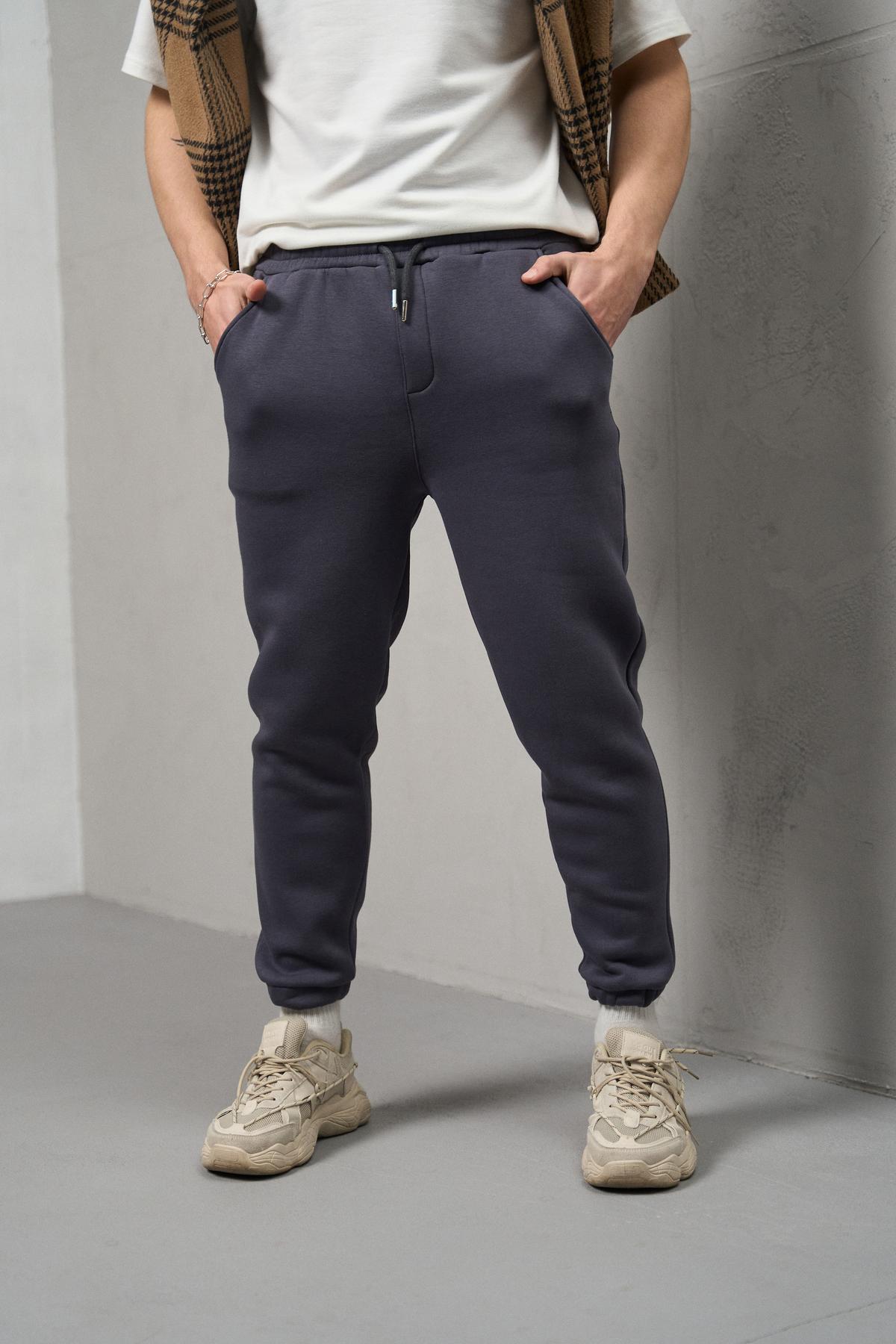 Штани чоловічі Fleece у сірому кольорі (Арт.: 573005)