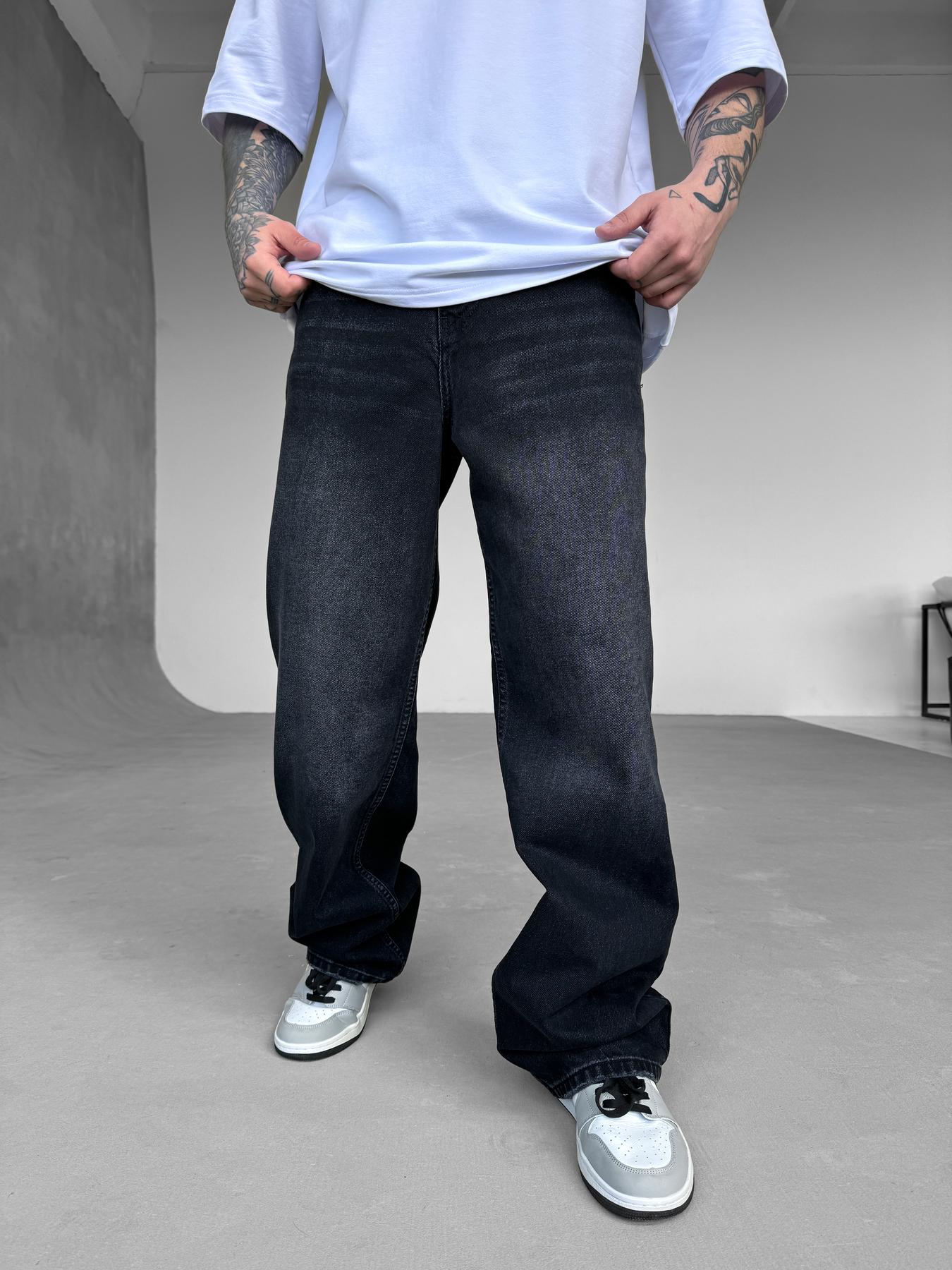 Джинси BAGGY в чорному кольорі (Арт.: DF2258/26)