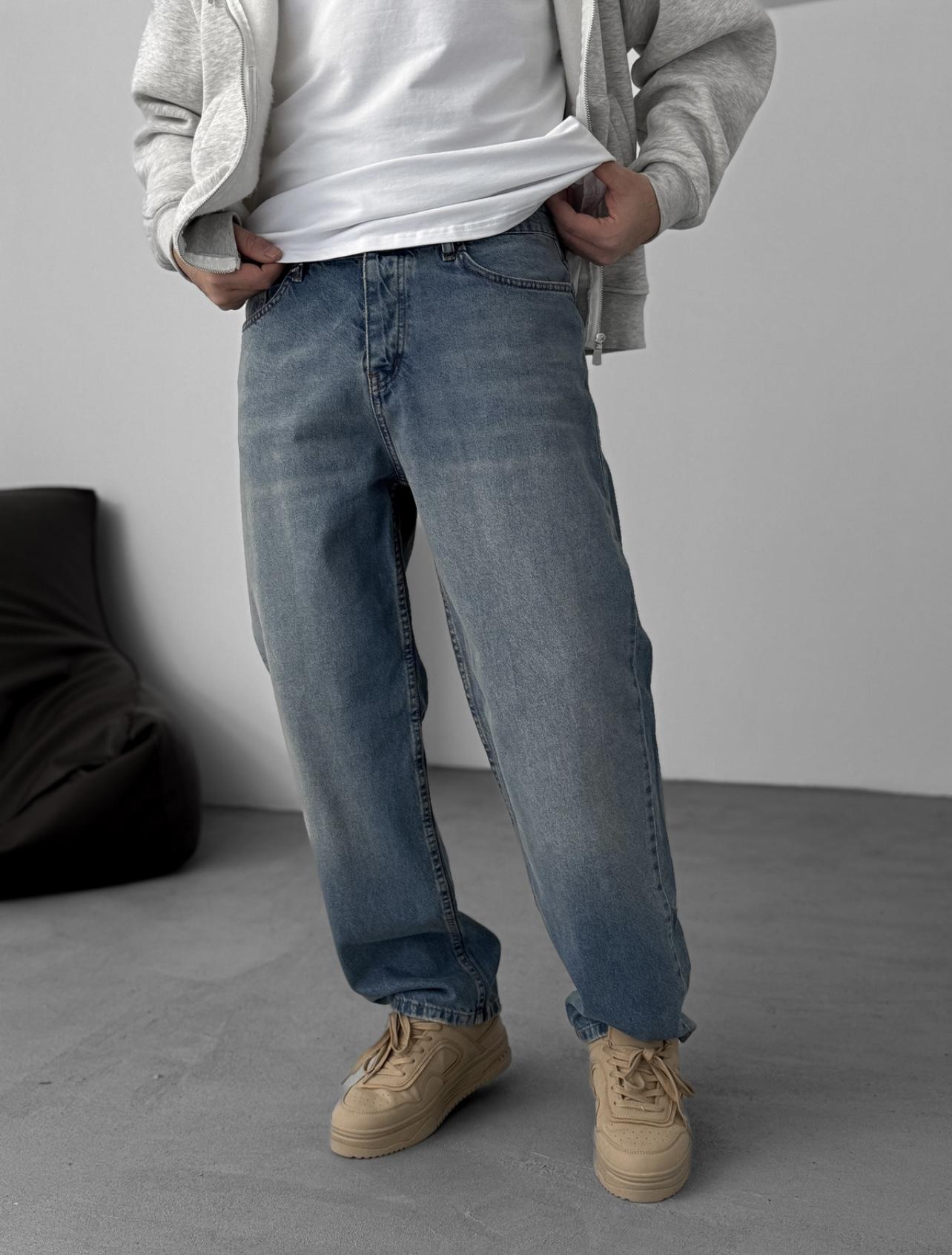 Джинси BAGGY у сіро-блакитному кольорі (Арт.: BG-52/680)