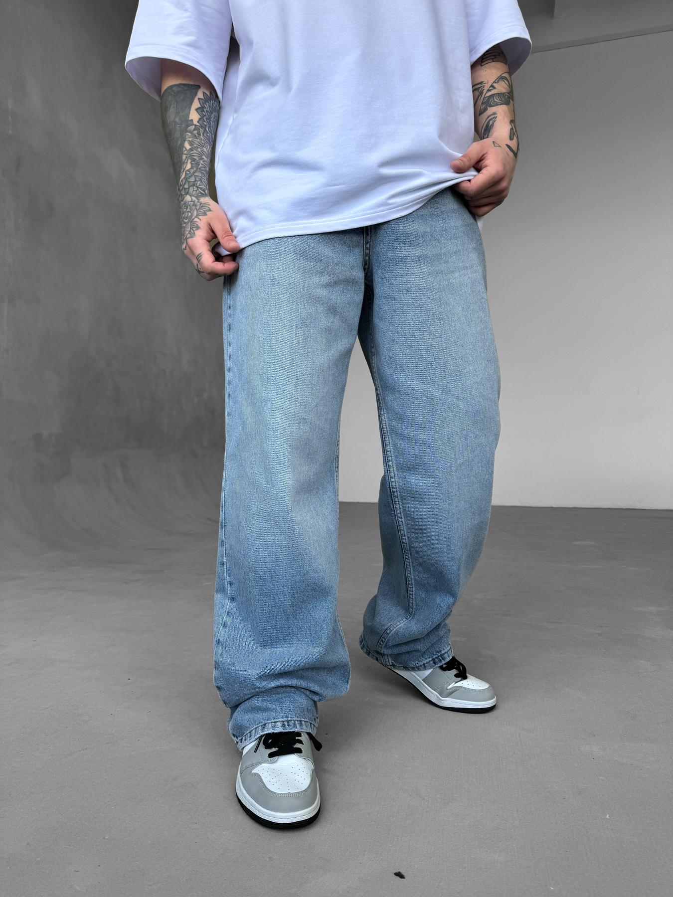 Джинси BAGGY в блакитному кольорі (Арт.: DF2254/20)